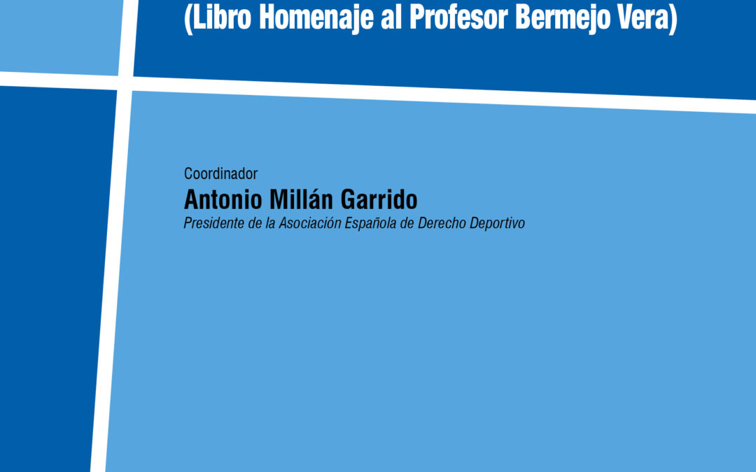 Publicado libro homenaje al profesor José Bermejo Vera (España)