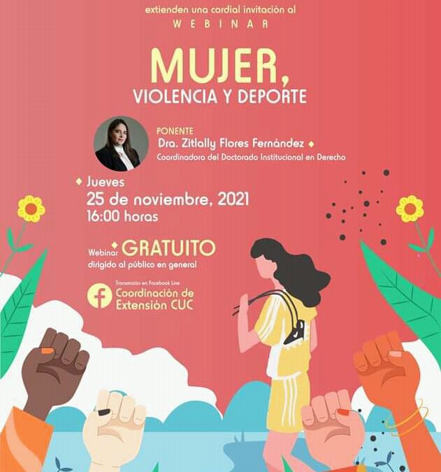 Investigadora de la RIIDGD desarrolla webinar “Mujer, violencia y deporte” (México)