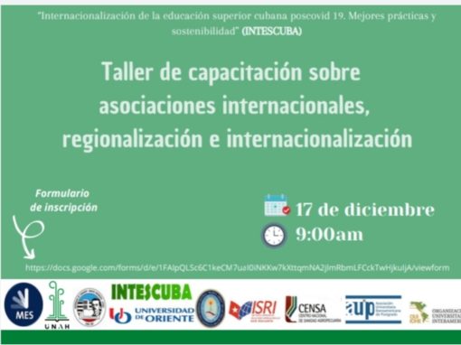 La RIIDGD fue presentada por la Universidad de Oriente en Taller internacional (Cuba)