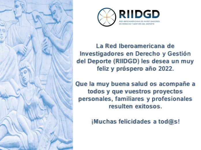 ¡Feliz año 2022 les desea la RIIDGD!