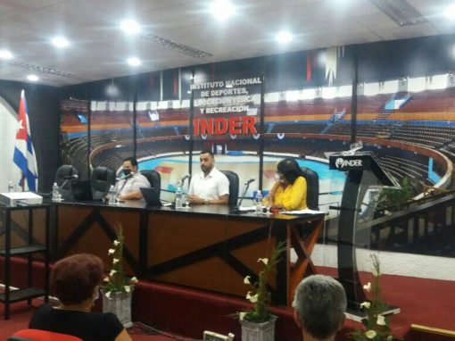 Investigador de la RIIDGD imparte conferencia especializada en el Inder (Cuba)