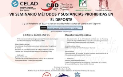 VII Seminario “Métodos y sustancias prohibidas en el deporte” (España)