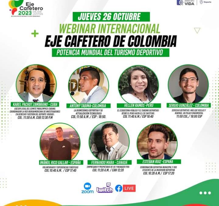 Coordinador/ Promotor de la RIIDGD participa en webinar internacional (Colombia)