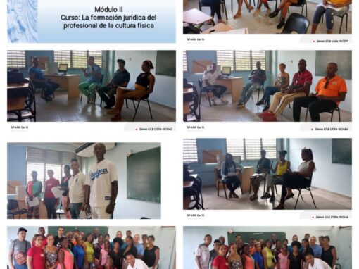 Curso de posgrado relacionado con el Derecho deportivo impartido en la Universidad de Oriente(Cuba)